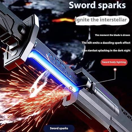 Multicolor LED Light Toy - Spark Sword with Sound & Fog Effects
